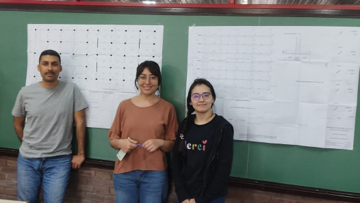 imagen Estudiantes de la cátedra Hormigón 1 defendieron su proyecto integrador 