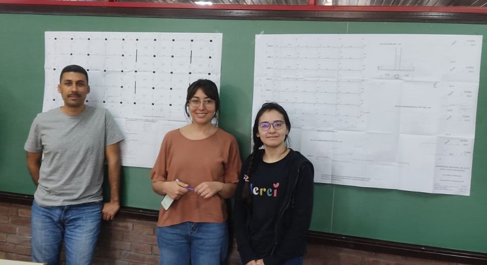 imagen Estudiantes de la cátedra Hormigón 1 defendieron su proyecto integrador 