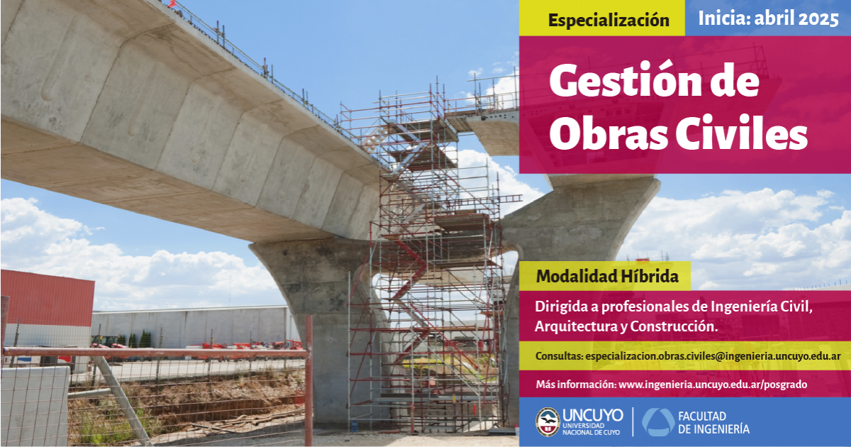 imagen Especialización en Gestión de Obras Civiles 