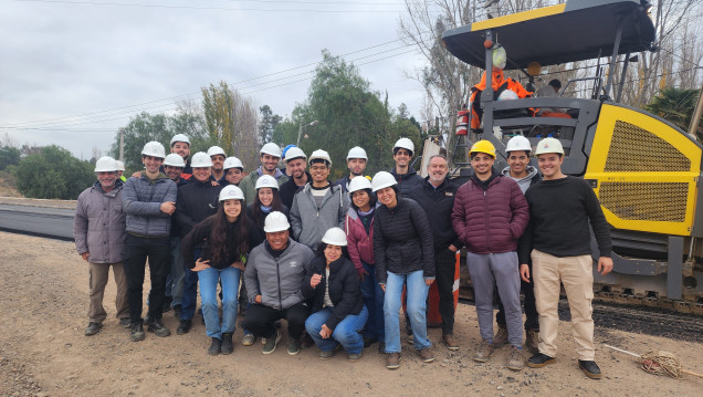 imagen Estudiantes de Ingeniería Civil realizaron visita técnica a la obras de la Ruta Provincial Nº 82