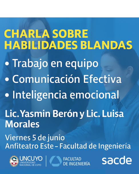 imagen Charla sobre habilidades blandas a cargo del equipo de Talento y Desarrollo de SACDE