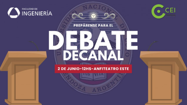 imagen Debate de candidatos al Decanato de la Facultad de Ingeniería