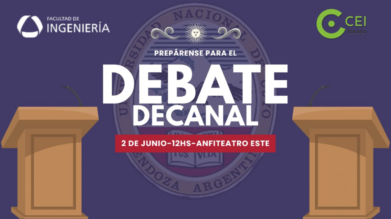 imagen Debate de candidatos al Decanato de la Facultad de Ingeniería
