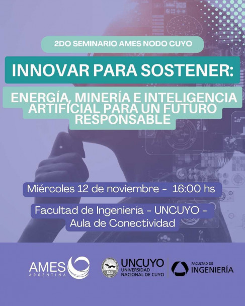 imagen Invitan a participar de seminario sobre energía, minería e inteligencia artificial