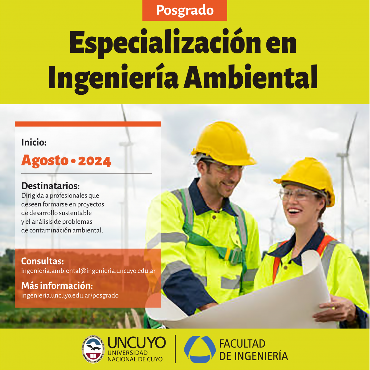 imagen Especialización en Ingeniería Ambiental