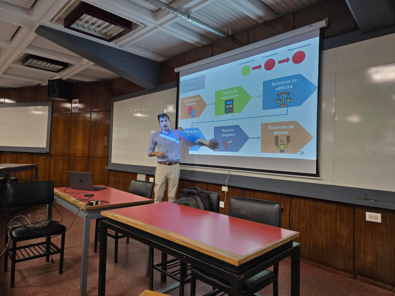 imagen Estudiante presentó proyecto sobre detección de daños estructurales usando imágenes satelitales