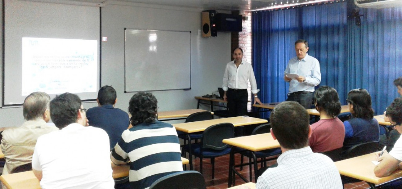 imagen Profesor alemán visitó nuestra Facultad y brindó una Conferencia sobre Geotecnia 