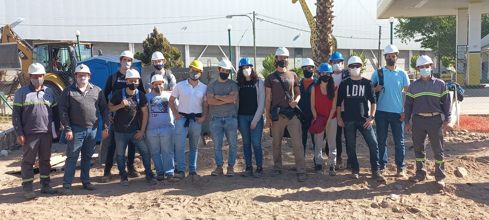 imagen Estudiantes de Ingeniería Civil visitaron obras de AySAM