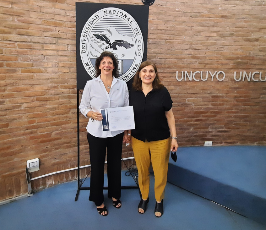 imagen Docente de la Facultad fue reconocida por el uso de TIC en el aula