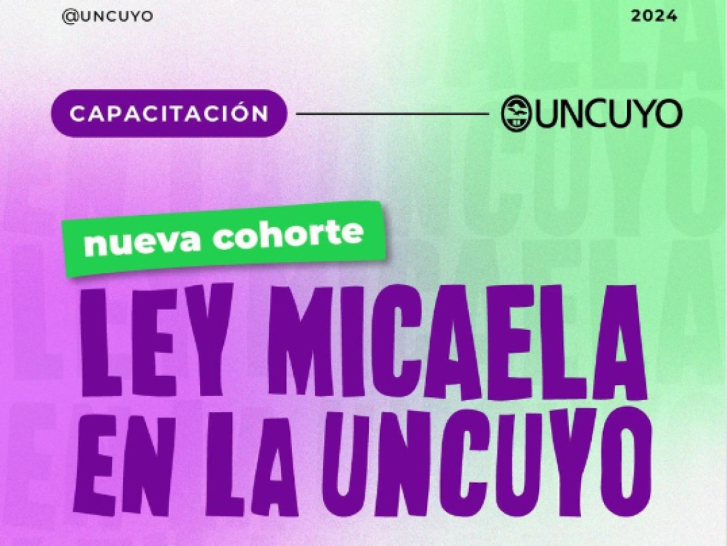 imagen Ley Micaela para personal UNCUYO