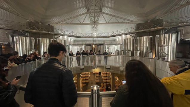 imagen Estudiantes de la cátedra "Intervención en el Patrimonio" realizaron actividad de cierre en Bodega Salentein 