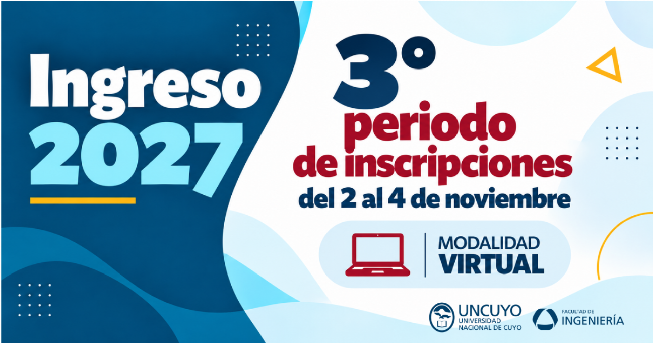 imagen Último período de preinscripciones para el ingreso 2027 a las carreras de grado