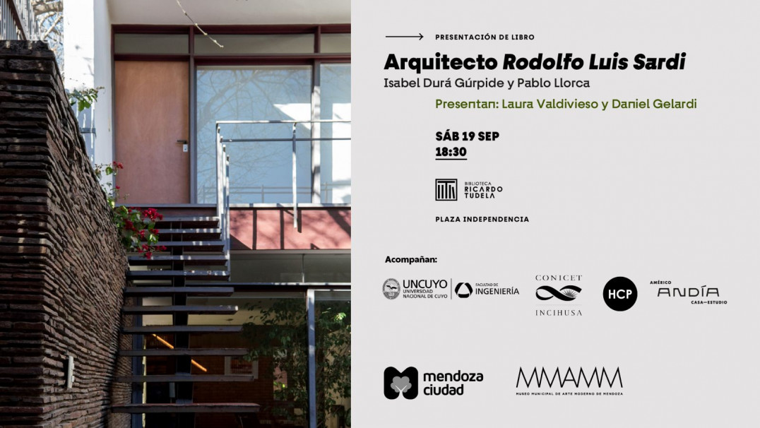 imagen Docente de la Facultad presentará libro que rescata la obra del arquitecto Rodolfo Luis Sardi