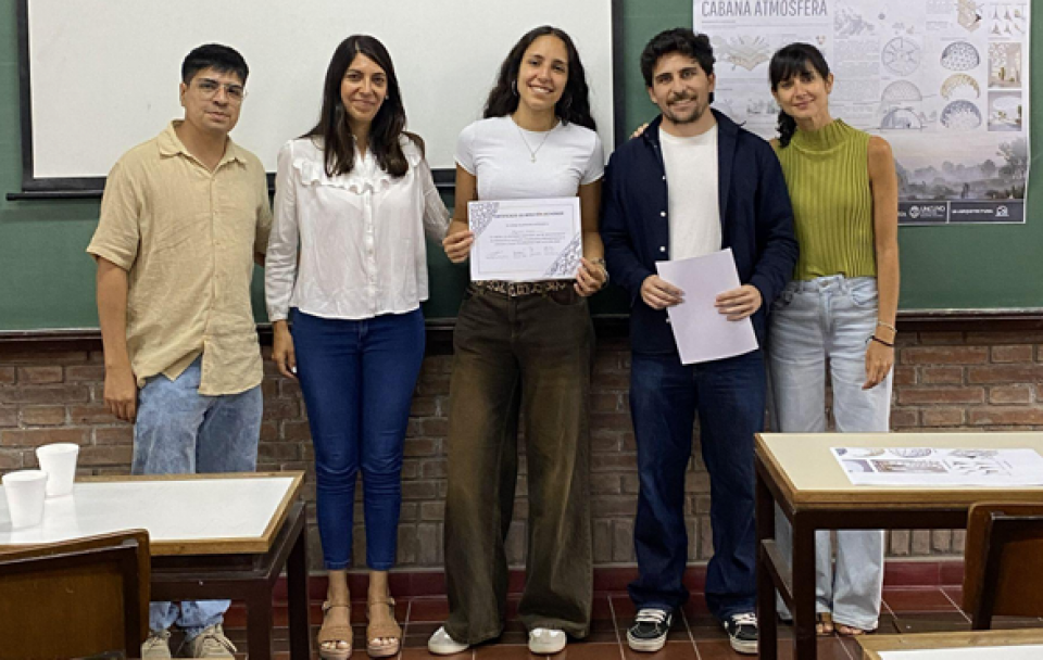 imagen Estudiantes y profesionales diseñaron refugios biomiméticos en Potrerillos, utilizando Inteligencia Artificial 