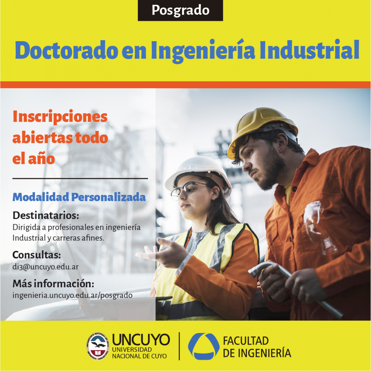 imagen Doctorado en Ingeniería Industrial