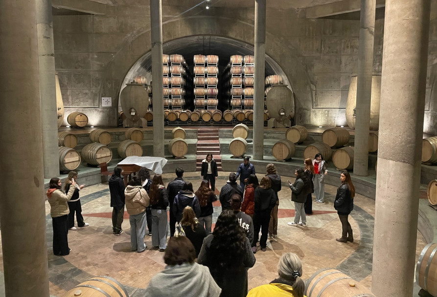 imagen Estudiantes de la cátedra "Intervención en el Patrimonio" realizaron actividad de cierre en Bodega Salentein 