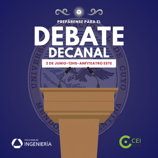 imagen Debate de candidatos al Decanato de la Facultad de Ingeniería