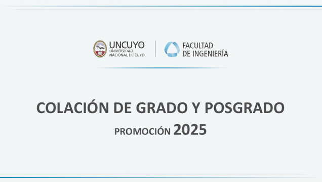 imagen Acto de Colación de Grado y Posgrado Promoción 2025