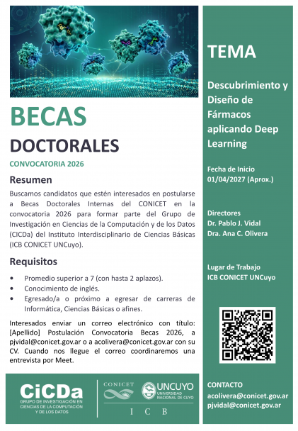 imagen Convocatoria a Becas Doctorales CONICET 2026 en Ciencias de la Computación y Datos