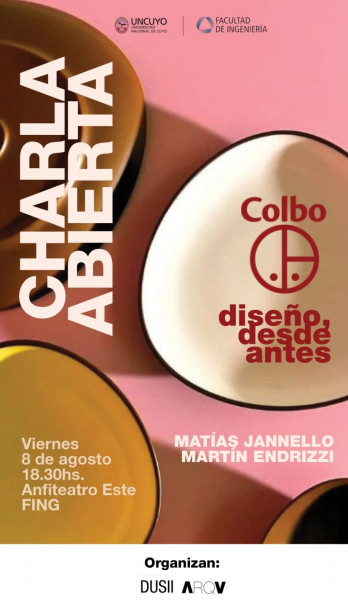 imagen Charla abierta: ¨Colbo. Diseño desde antes¨