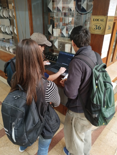 imagen Estudiantes de Arquitectura realizaron relevamiento de patologías en el Pasaje San Martín