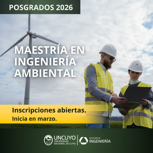 imagen La Maestría y la Especialización en Ingeniería Ambiental abren sus inscripciones