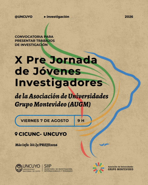 imagen Convocatoria abierta para participar de la X Pre Jornada de Jóvenes Investigadores AUGM