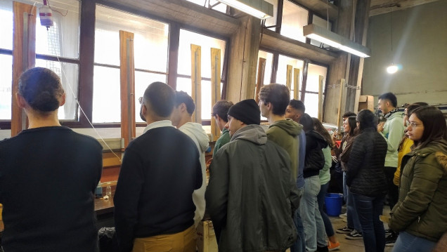 imagen Estudiantes de Ingeniería Civil realizaron ensayos en el laboratorio de hidráulica