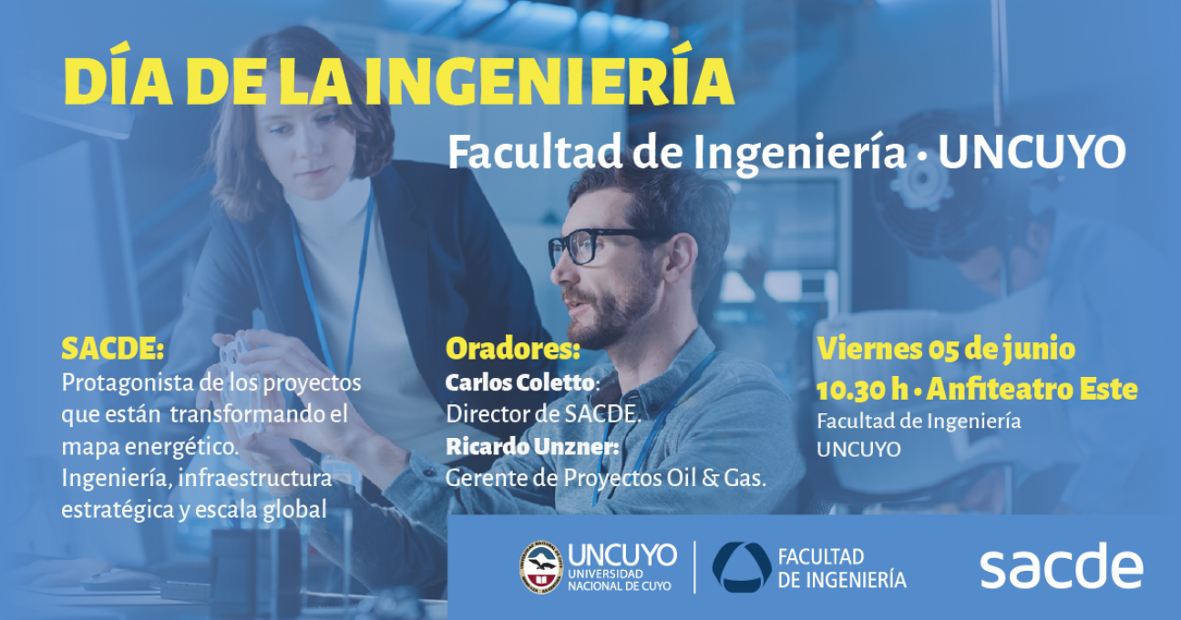 imagen La Facultad celebrará el Día de la Ingeniería con una charla sobre infraestructura energética