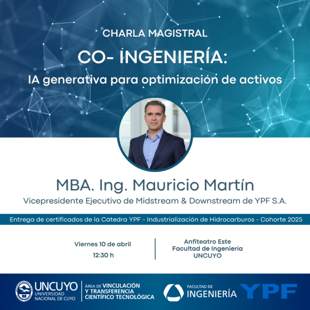 imagen La Facultad será sede de una charla magistral sobre inteligencia artificial y energía