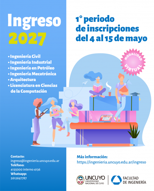 imagen Preinscripciones para el ingreso 2027 a las carreras de grado