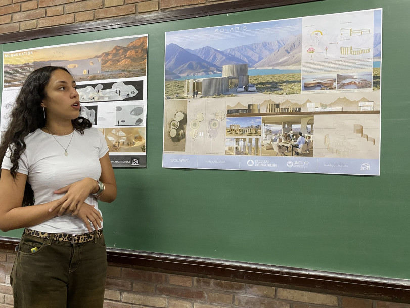 imagen Estudiantes y profesionales diseñaron refugios biomiméticos en Potrerillos utilizando Inteligencia Artificial