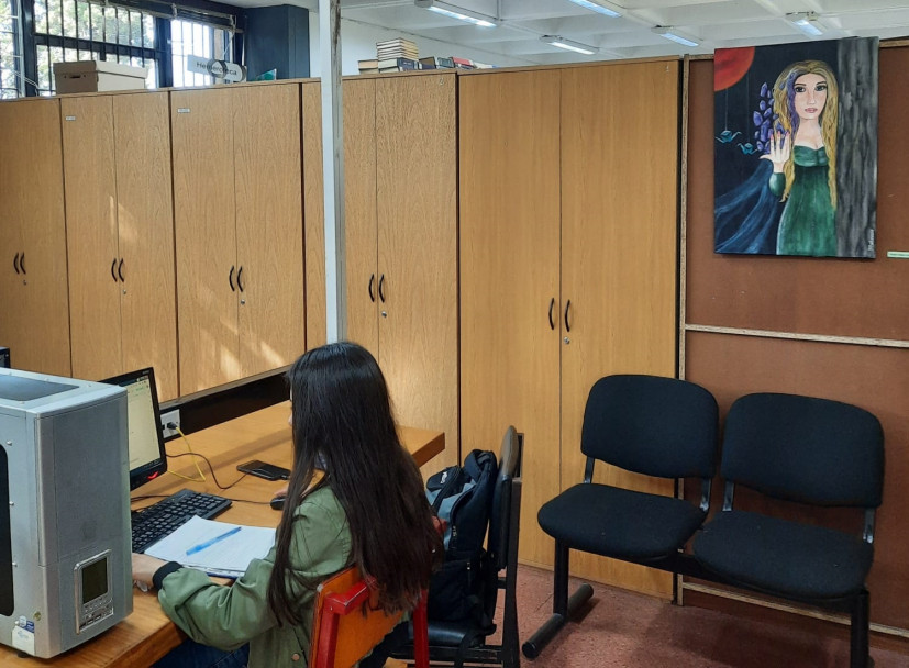 imagen La Biblioteca de la Facultad de Ingeniería presenta 15 obras de Silvia Maturano