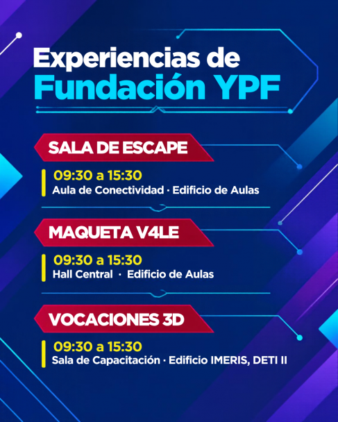 imagen Fundación YPF y la Facultad de Ingeniería invitan a participar de la Jornada de Vocaciones