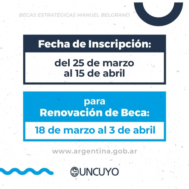 imagen Se abre la inscripción 2024 a las Becas Estratégicas Manuel Belgrano para carreras científicas y técnicas