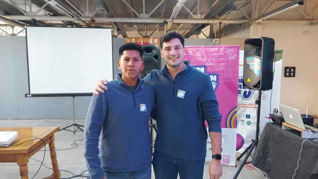 imagen El segundo lugar fue para ConTech una propuesta de Ricaldi Emanuel y Zaragoza Sebastián