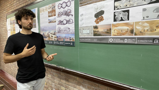 imagen Estudiantes y profesionales diseñaron refugios biomiméticos en Potrerillos, utilizando Inteligencia Artificial 