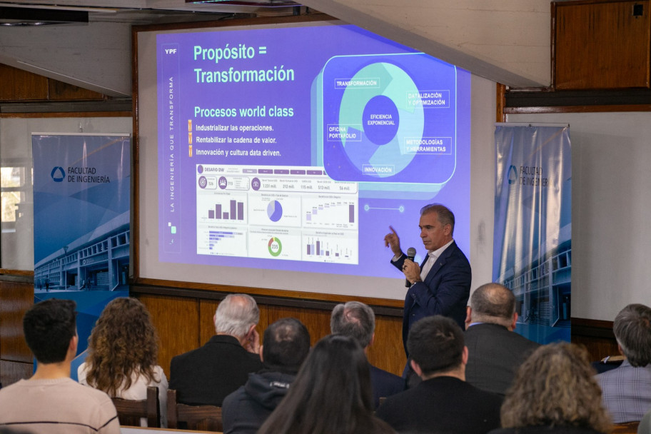 imagen La Facultad celebró el Día de la Ingeniería con una charla del vicepresidente de YPF