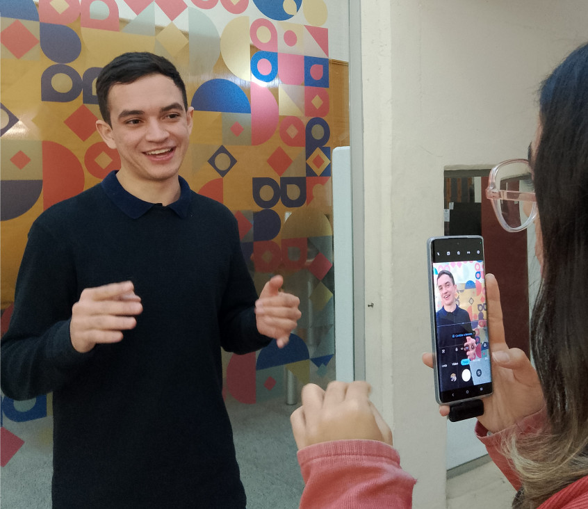 imagen Estudiante fue seleccionado en programa que potencia a creadores de contenidos digitales 