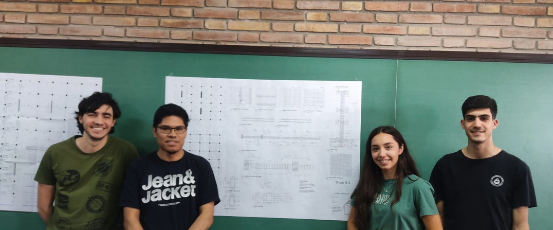 imagen Estudiantes de la cátedra Hormigón 1 defendieron su proyecto integrador 