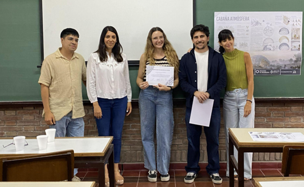 imagen Estudiantes y profesionales diseñaron refugios biomiméticos en Potrerillos, utilizando Inteligencia Artificial 