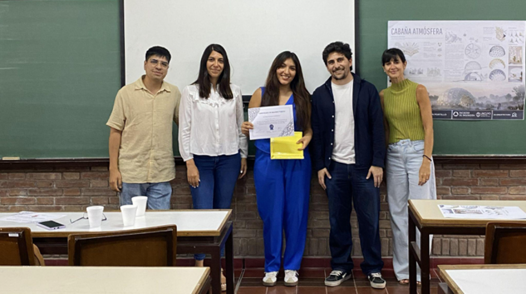 imagen Estudiantes y profesionales diseñaron refugios biomiméticos en Potrerillos, utilizando Inteligencia Artificial 