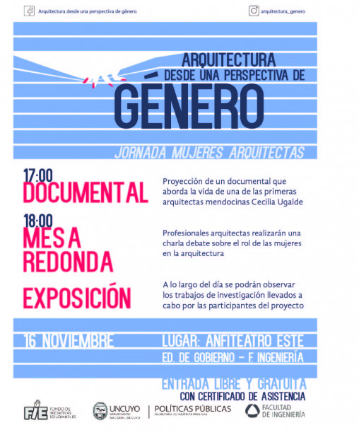 imagen Jornada “Mujeres arquitectas en Mendoza”  