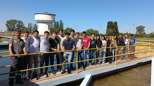 imagen Estudiantes de Ingeniería Civil realizaron visita a la plantas potabilizadoras Benegas y Lujan I 