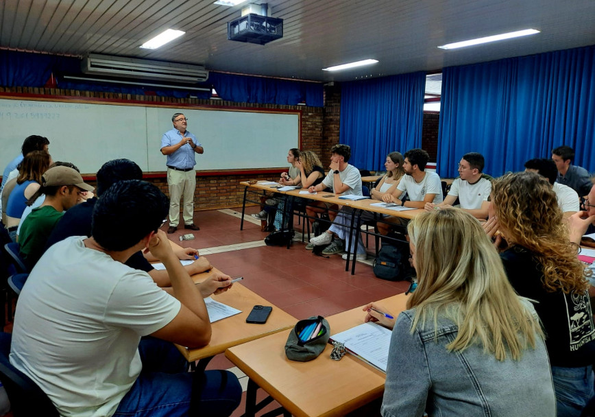 imagen Dieron la bienvenida a una nueva camada de estudiantes de intercambio