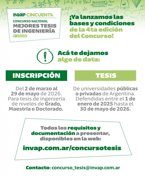 imagen Nueva edición del Concurso Nacional a las Mejores Tesis de Ingeniería