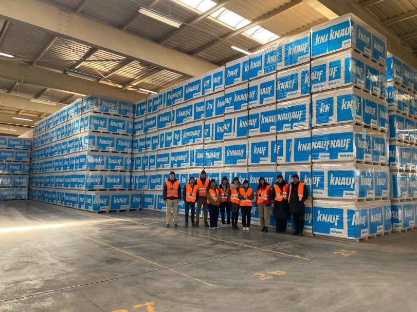imagen Nueva visita a la planta Knauf para estudiantes de Ingeniería y Arquitectura