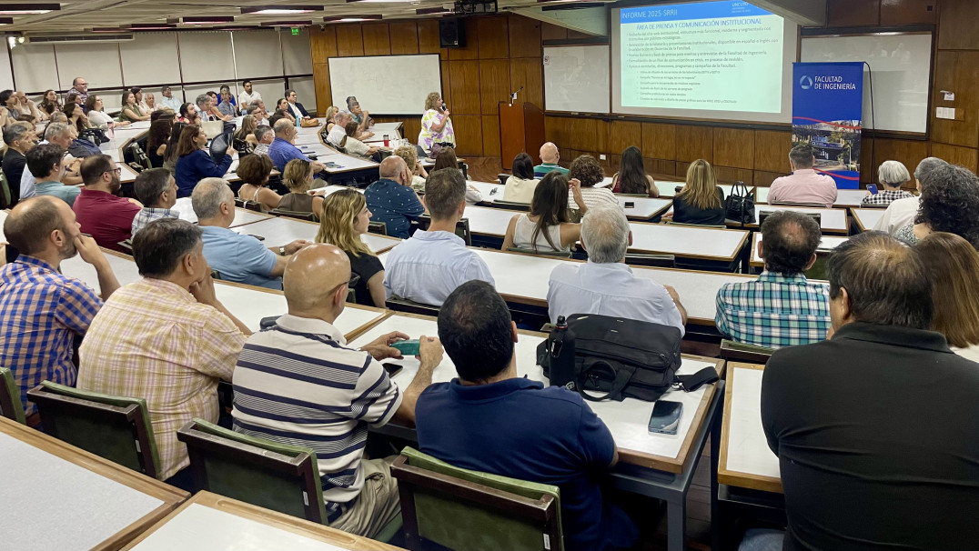 imagen La decana realizó un balance de la gestión 2025, y presentó los principales proyectos en marcha