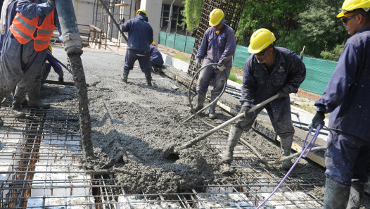 imagen Tercer hormigonado de elementos estructurales en el Nuevo Edificio