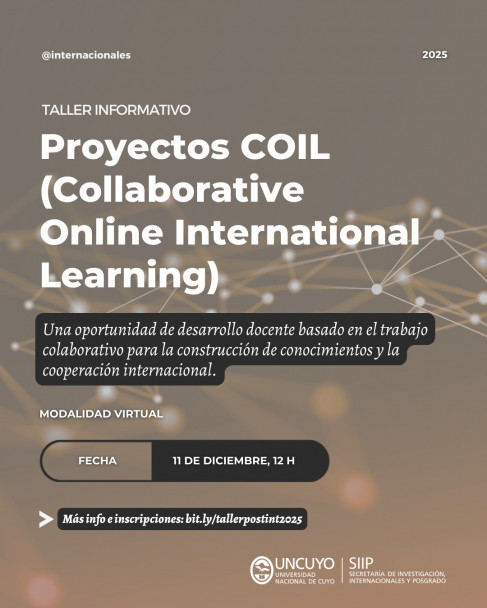 imagen Taller virtual sobre proyectos de colaboración internacional